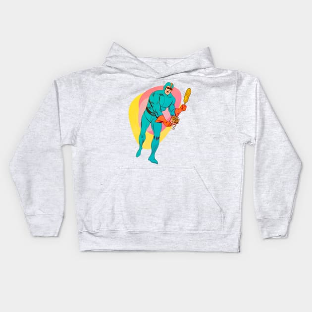 Captain corndog Kids Hoodie by VultureVomitInc